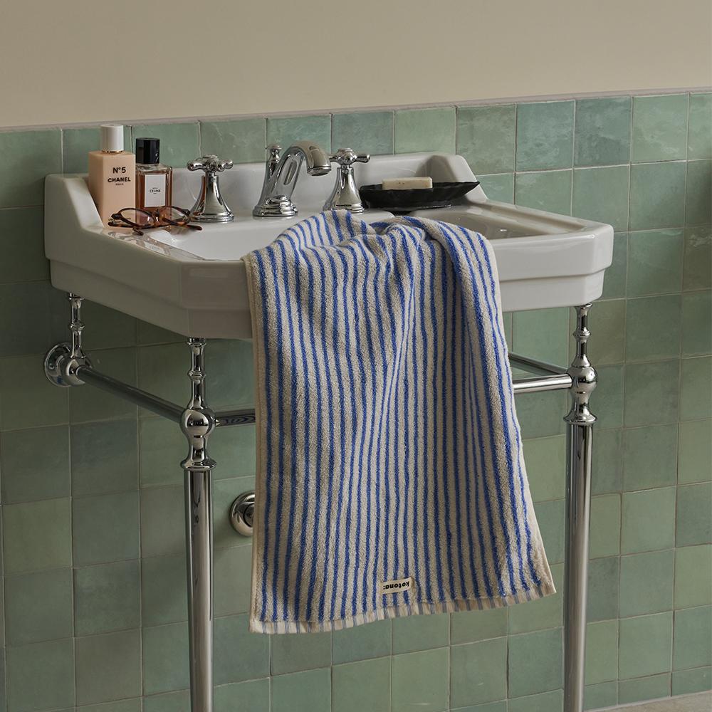 [예약배송] 코토나 홈바디 타월 블루 스트라이프 5P