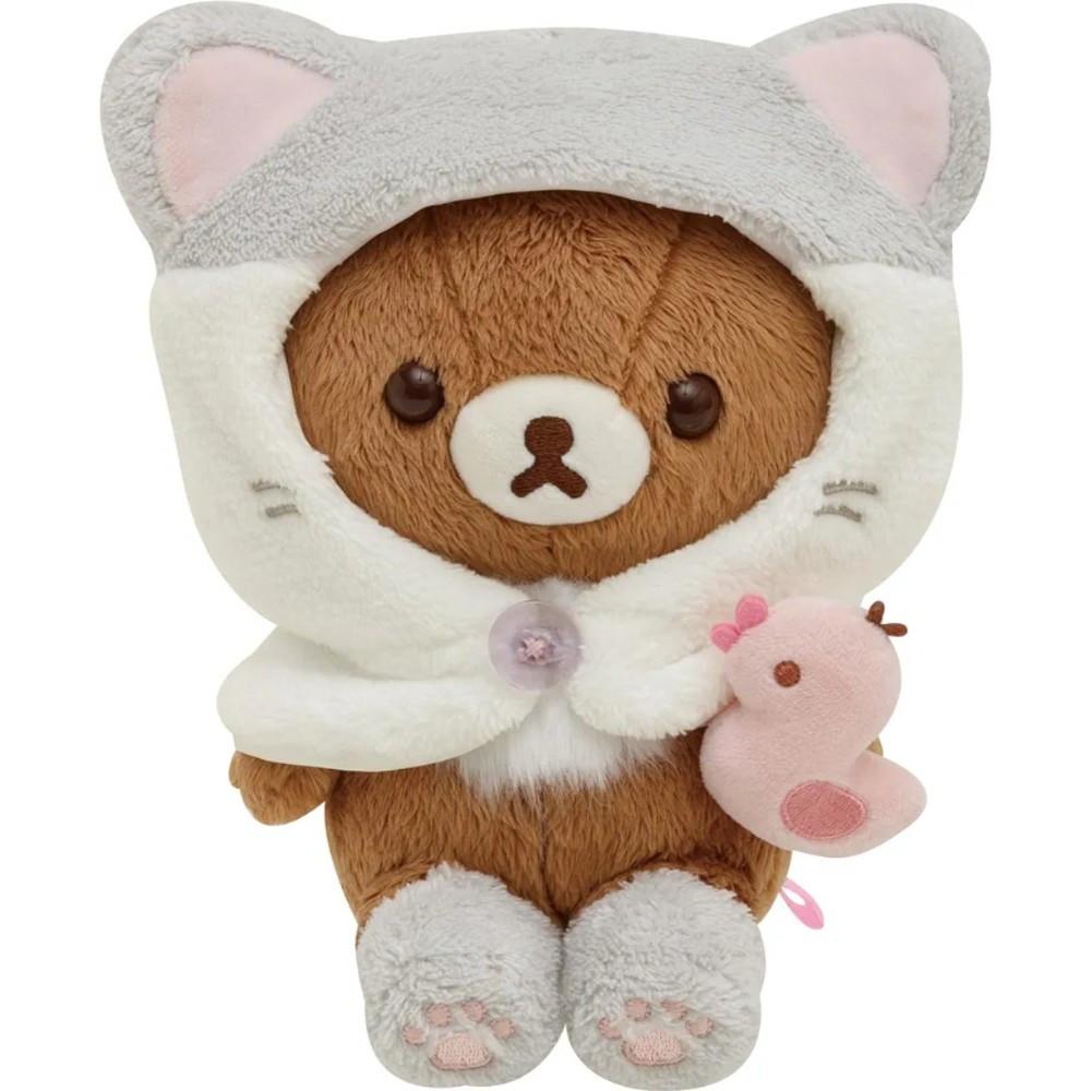 산엑스 리락쿠마 고양이 목욕탕 네코네코 차이로이코구마 인형 MO21401