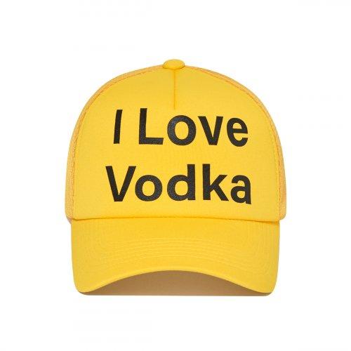 I Love Vodka Mesh cap (Yellow)