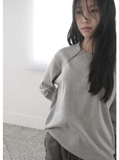 펀칭 롱 슬리브 티 (3c)