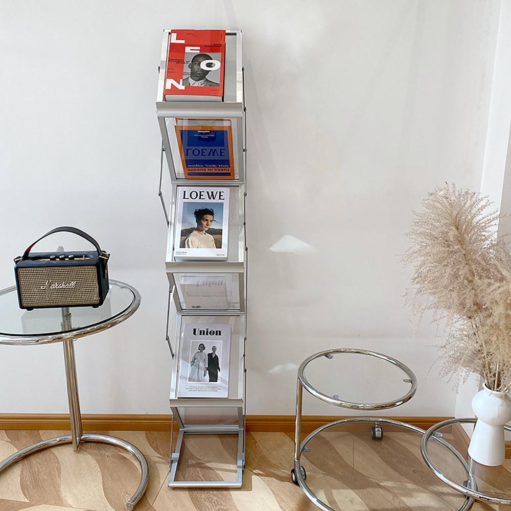 오드앤룸 철제 책장 매거진랙 잡지 수납장 이동식 잡지 거치대 나혼자 산다 나혼산 경수진