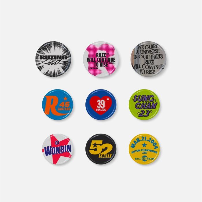 2025 RIIZE CONCERT TOUR [RIIZING LOUD] [FAST DELIVERY] PIN BUTTON SET