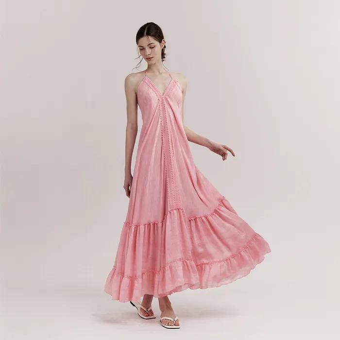 Aria Long One-piece (Pink)