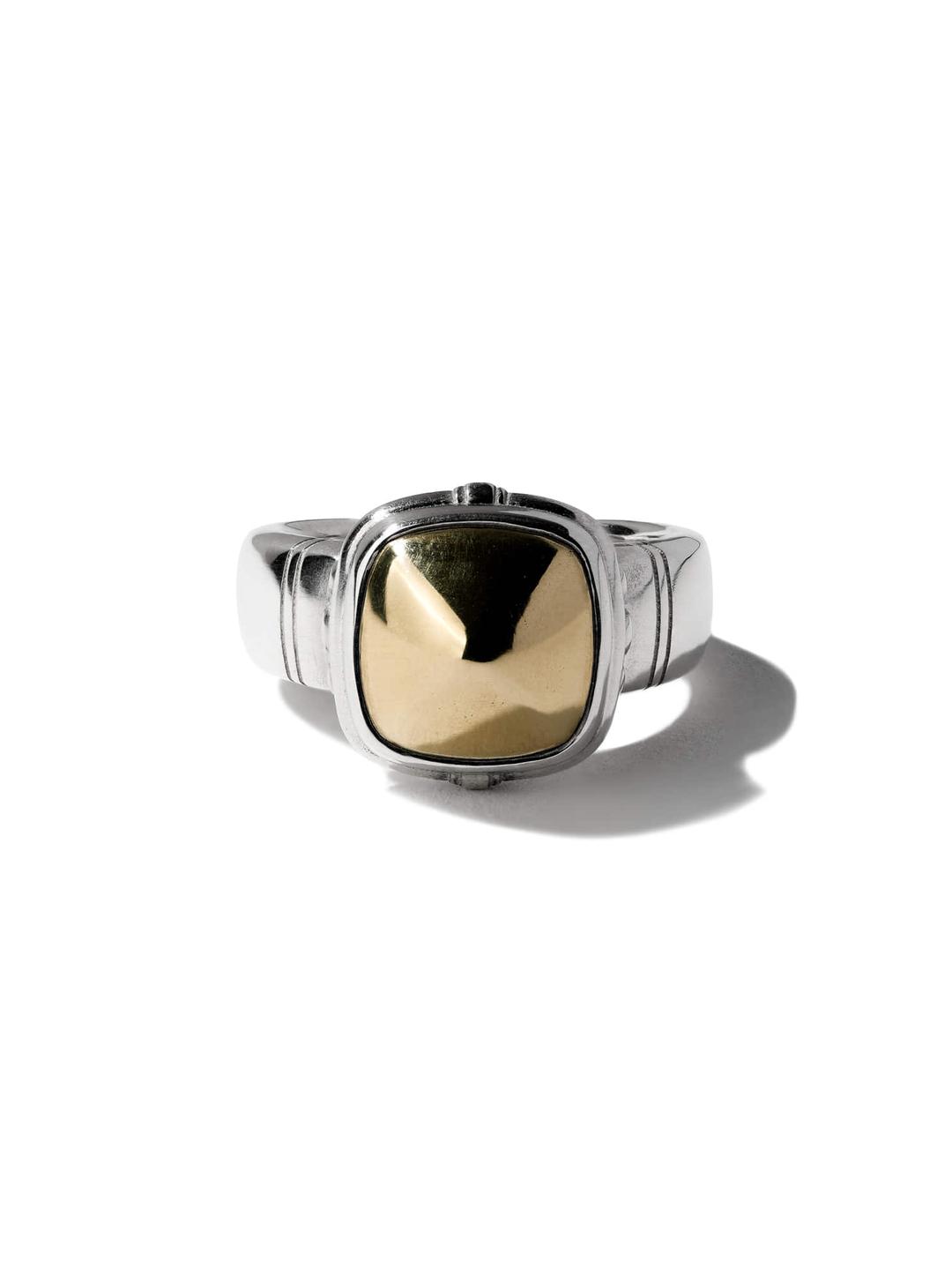 BRASS ART DECO STATEMENT RING