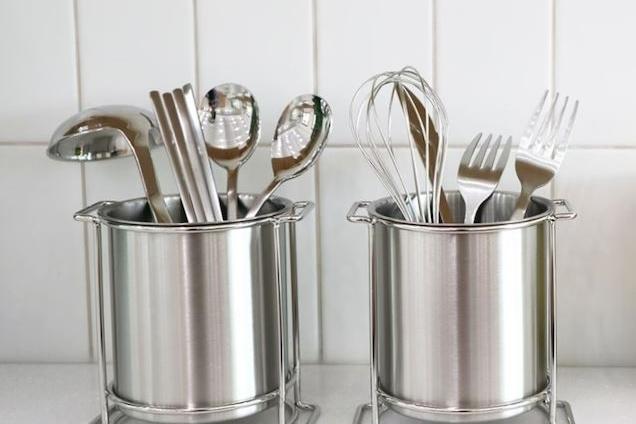 스텐304 물빠짐 수저통 조리도구 수저정리함 외 퓨애리 스텐주방용품 모음