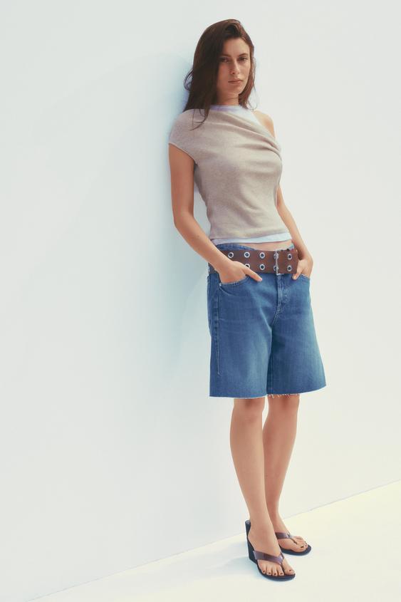 언밸런스 이중 티셔츠
