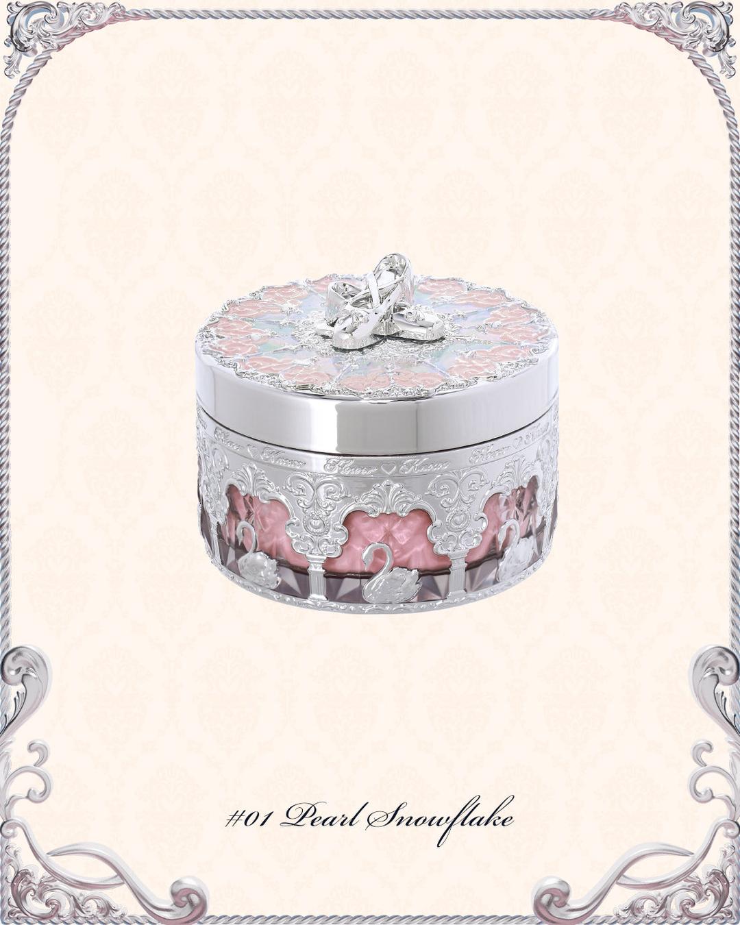 Swan Ballet Music box Loose Setting Powder - 01 Pearl Snowflake