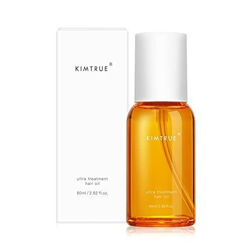 Kimtrue Hair Oil for Damaged, Frizzy and Dry Hair 80ml / 2.7oz- Truly Non-greasy (80ml)