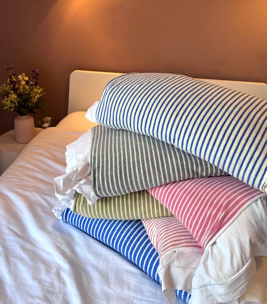 타올 베개 커버 북유럽 타월지 베개 커버