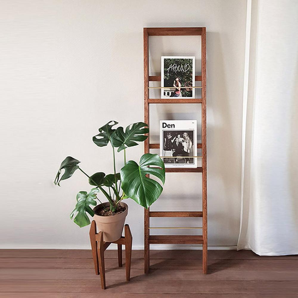원목책꽂이 매거진랙