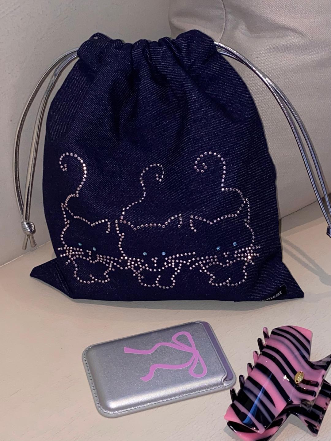 Kitten Pouch (denim)