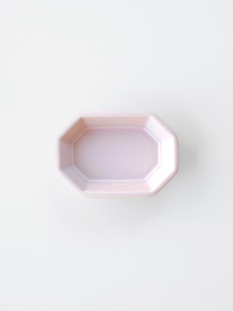 octagonal plate pink