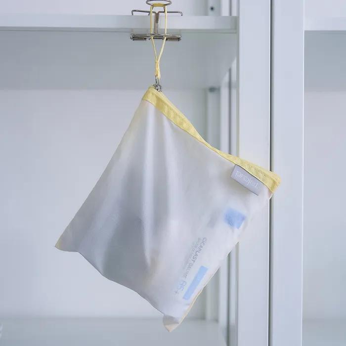 flat pouch 플랫 파우치 (lemon white)