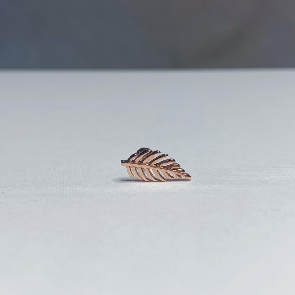 14K/18K 월계수 피어싱, 나뭇잎 피어싱, 잎사귀 피어싱