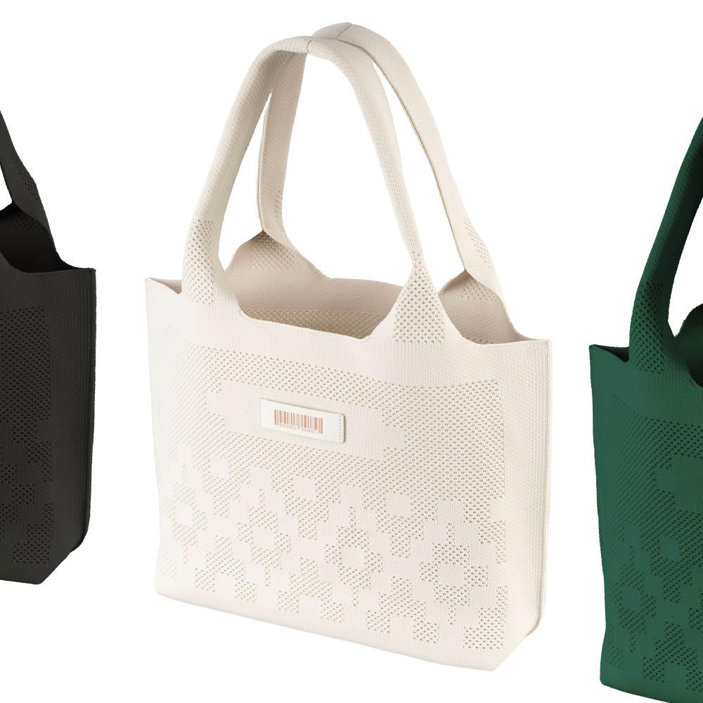 플리티카 다이아 니트 쇼퍼백