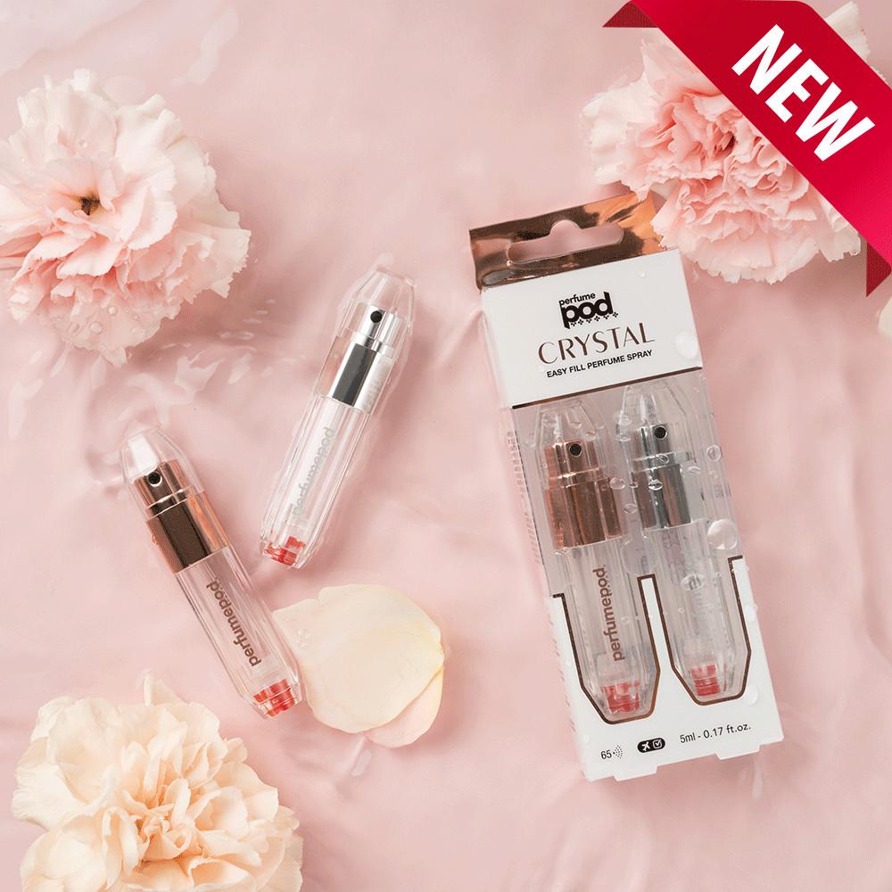 [신제품/기획상품] 트라발로 퍼퓸팟 크리스탈 듀오세트 펌핑식 충전 휴대용 향수공병