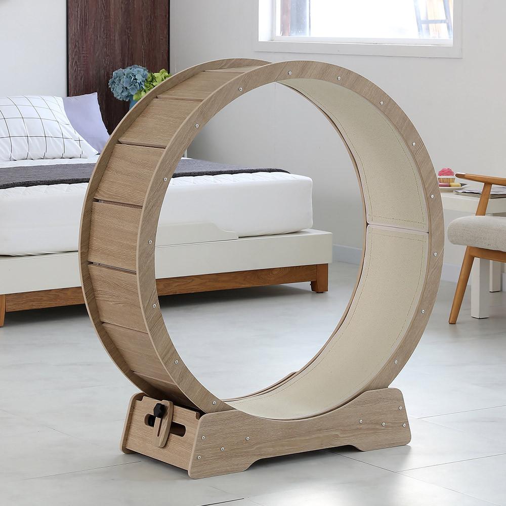 나비나무 원목 저소음 캣휠 캣타워 국내제작 고양이 캣워커 런닝머신 스완카펫포함