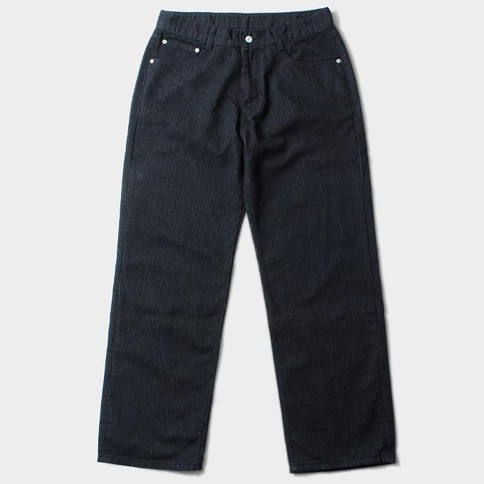 [11월 29일 예약배송] 003 Railroad Denim Pants [Black]