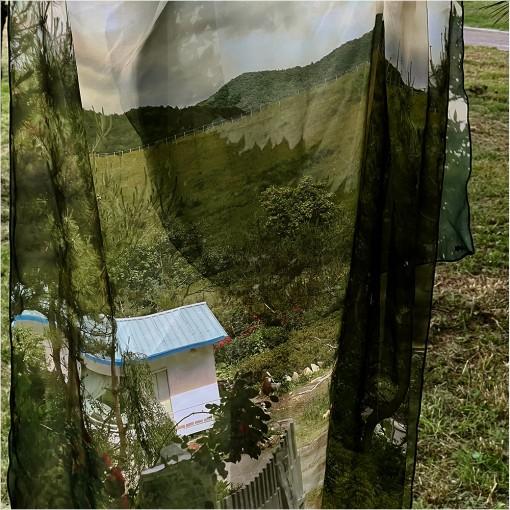 [자그네] HOME (chiffon) 패브릭포스터