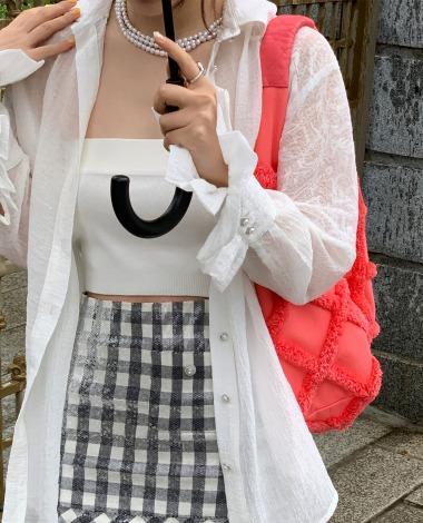 서쿠키 제니 니트 탑