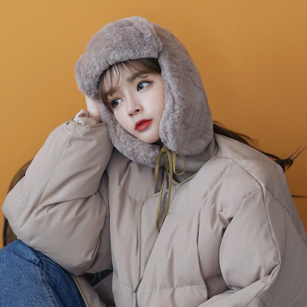 포근 겨울 털 귀달이 귀도리 방한모자 4종