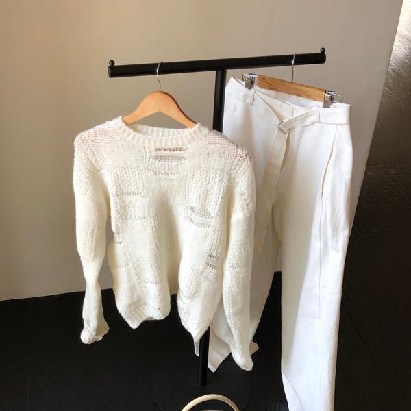 Soap damage knit