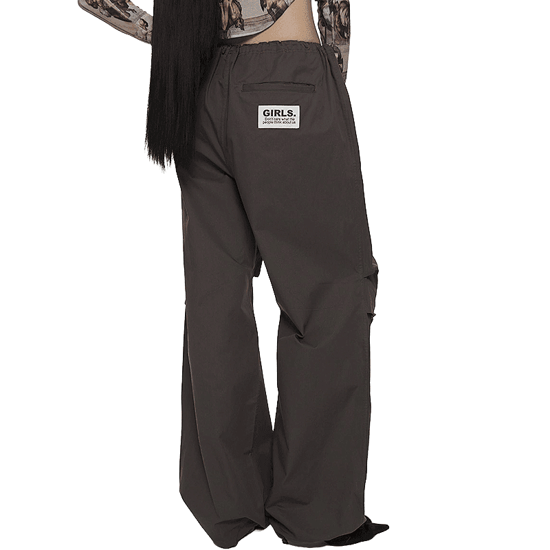 [OFTHEWHOLEHOUSE] [8월 중 순차 출고] Girls Wide Pants - Charcoal