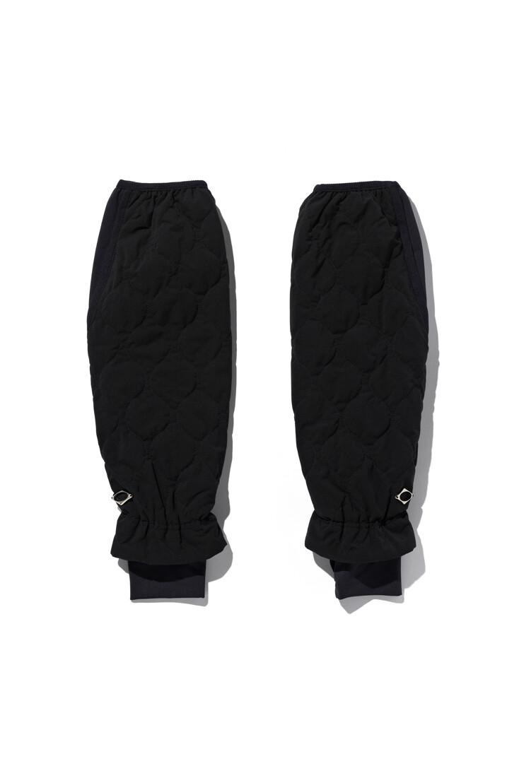 QUILTED ARM WARMERS (BLACK)