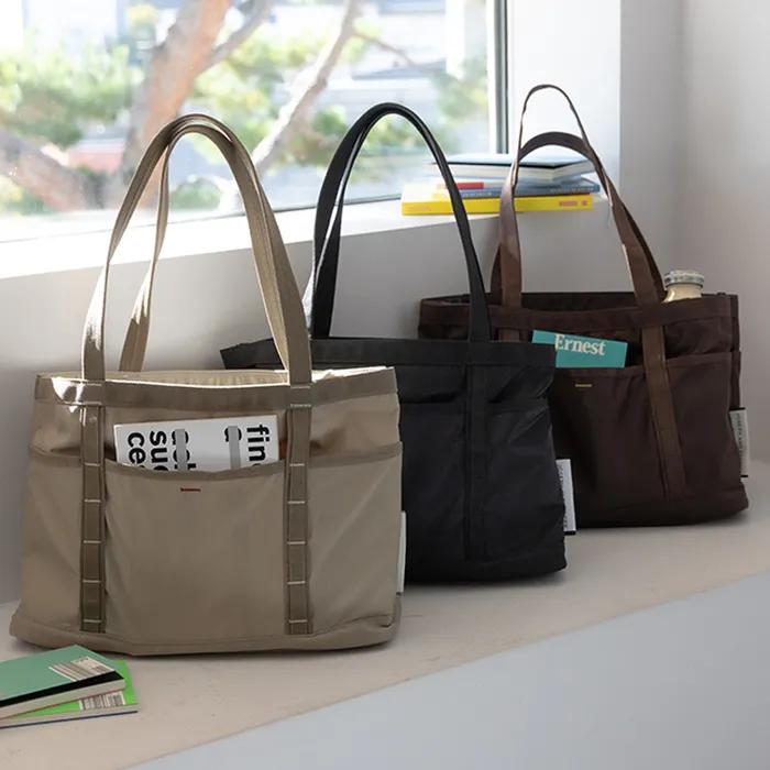 [6차리오더]Stacey Daytrip Light Shopper M (ALL)[black-5/6 예약배송]