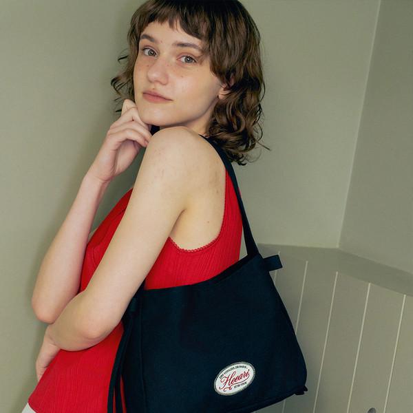 릴리 리본 토트백_블랙