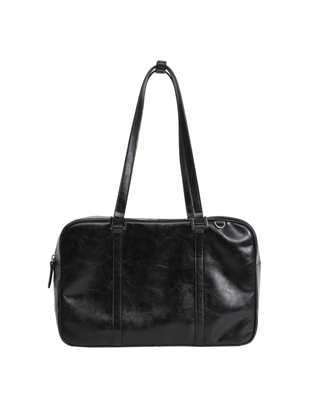 론 빅 숄더 백 블랙