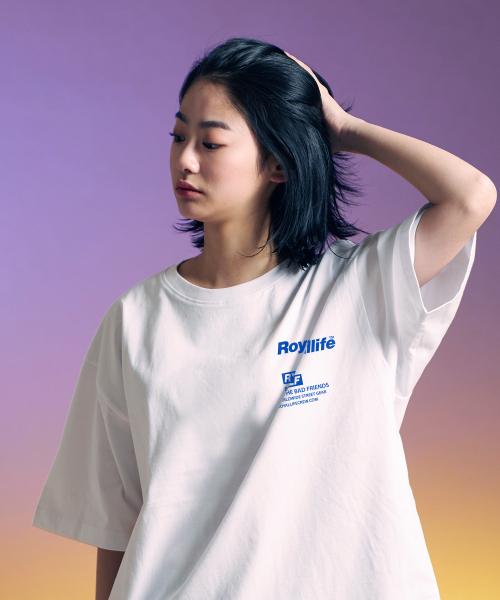 RL401 RYLF 박스 로고 반팔 - 화이트
