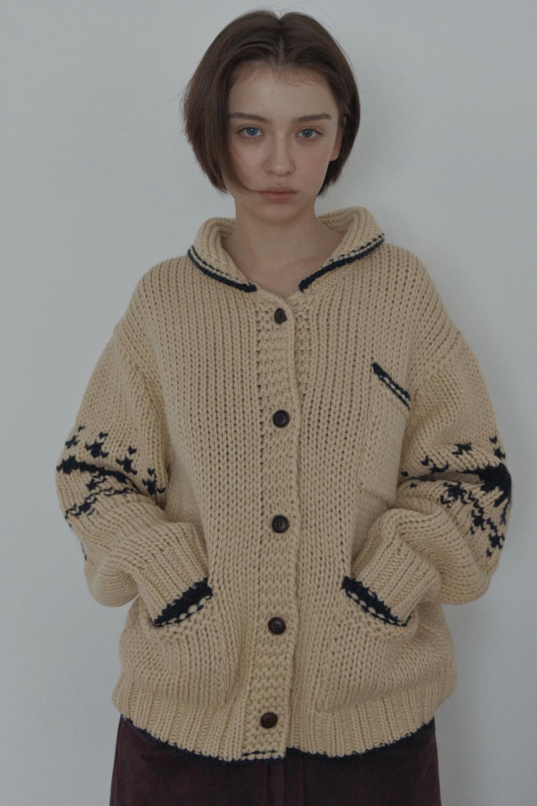 [Restock] winter koichan cardigan_butter