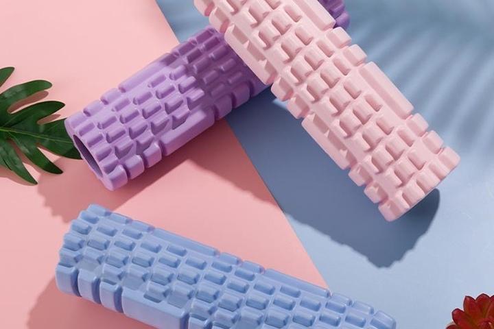 필라테스 폼롤러 돌기 EVA 미니 45cm 폼플러 베이직타입