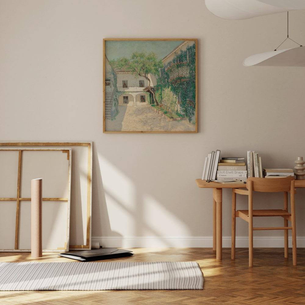 여름 오후의 안뜰