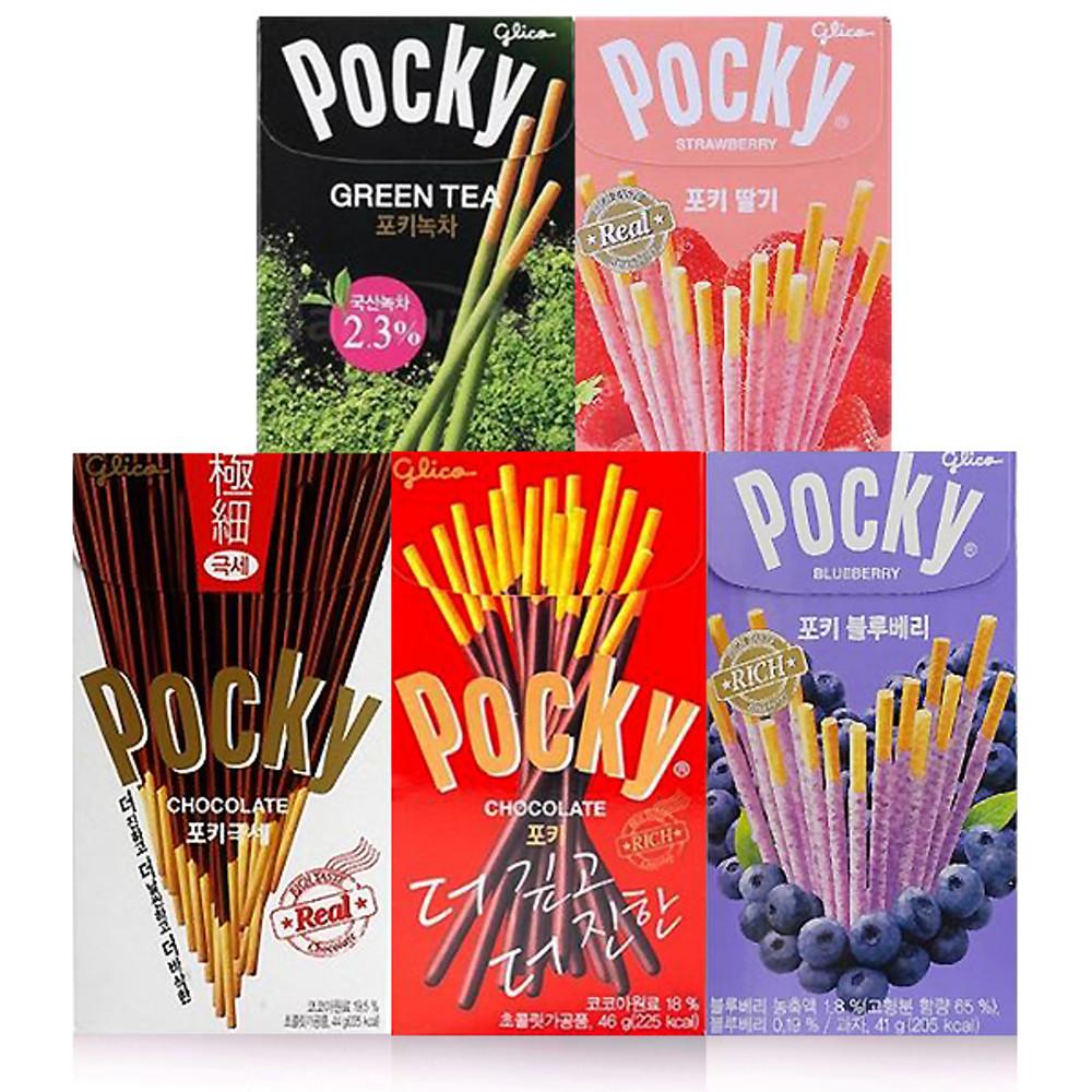 해태 포키 극세/오리지널/블루베리/스트로베리/녹차 5종