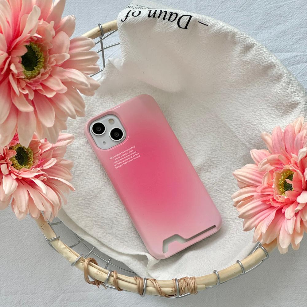 아비오에 연핑크 블러쉬 카드케이스