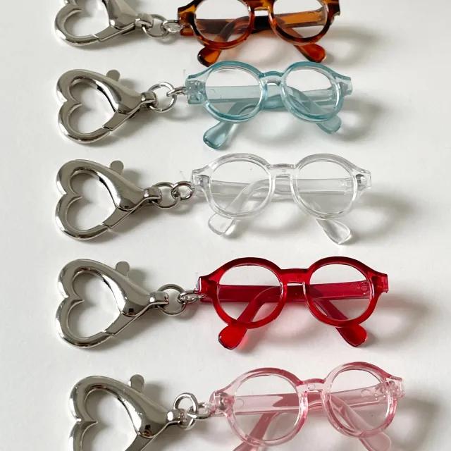 (당일출고🔥) 안경 긱시크 스타일 키링 자체제작 키홀더