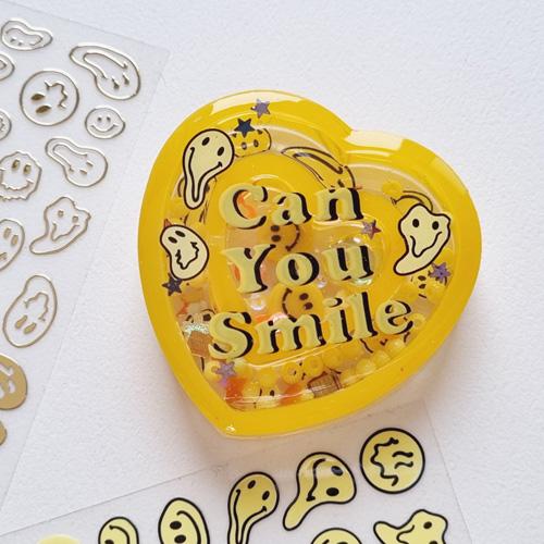유니크 스마일 스티커