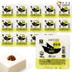 [다만세푸드] 아워홈 연두부 100g x 15개 / 생식용 저칼로리