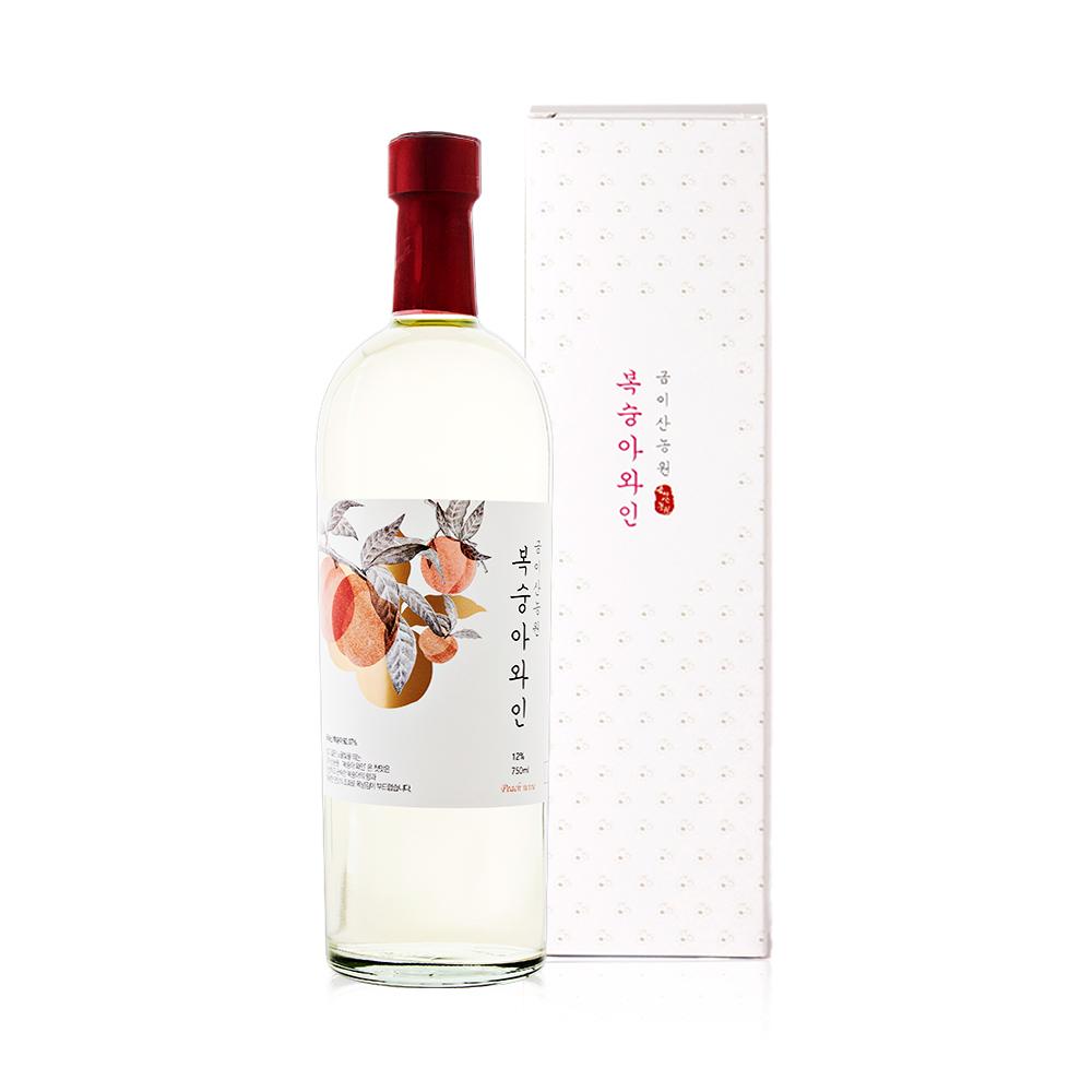 금이산농원 복숭아 와인 12도 750ml 과일와인