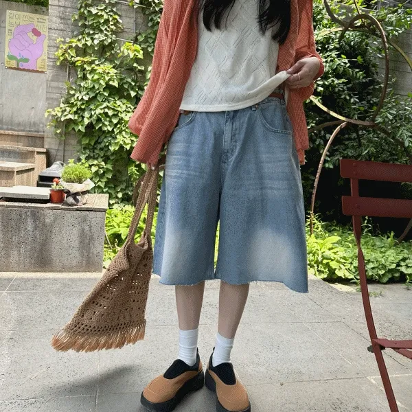 mega bermuda pants / 메가 루즈핏 버뮤다팬츠