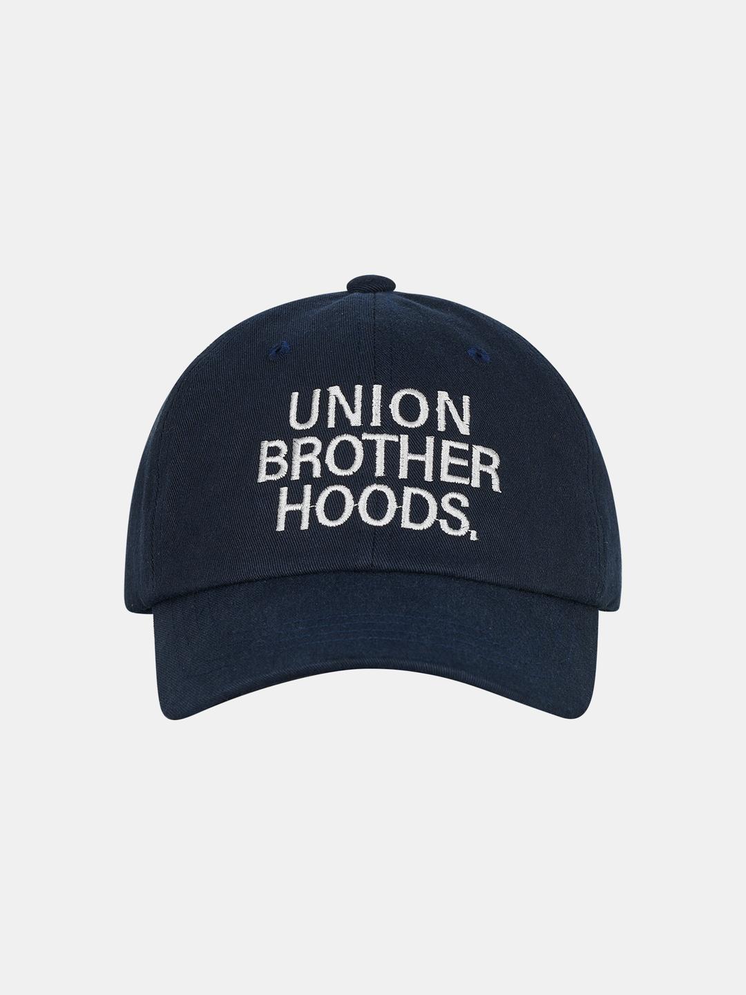 UBH vintage font ball cap (navy)