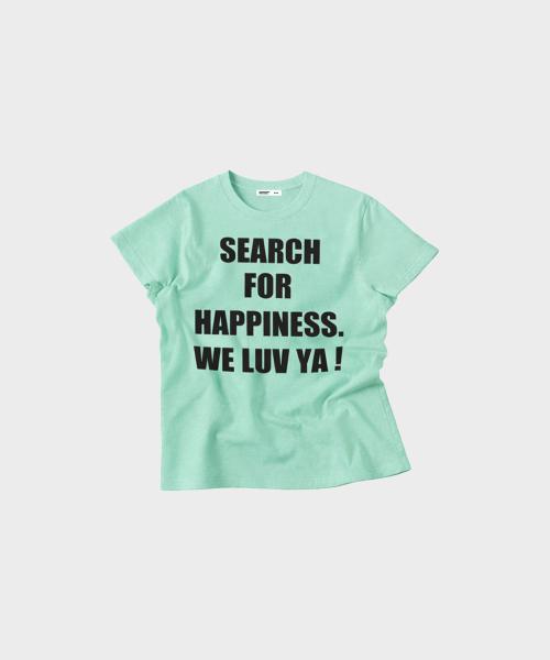 (w)WE NEED LUV CROP TEE (MINT)