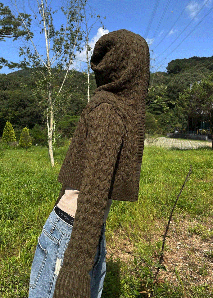 (5Color) Twist Hood Bolero CD