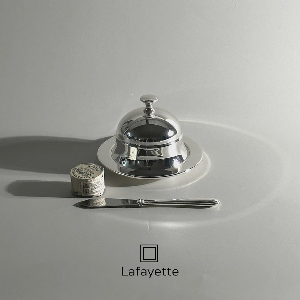 라파예트 실버 벨 버터돔 버터디쉬 트레이 홈카페