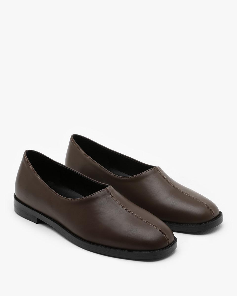 ROA Square Loafers_Darkbrown