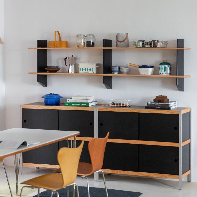 하노버 벽 선반 원목 인테리어 Long