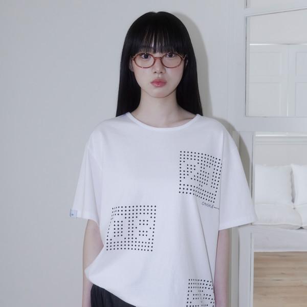 DOT SIGNATURE T-SHIRT (WHITE)