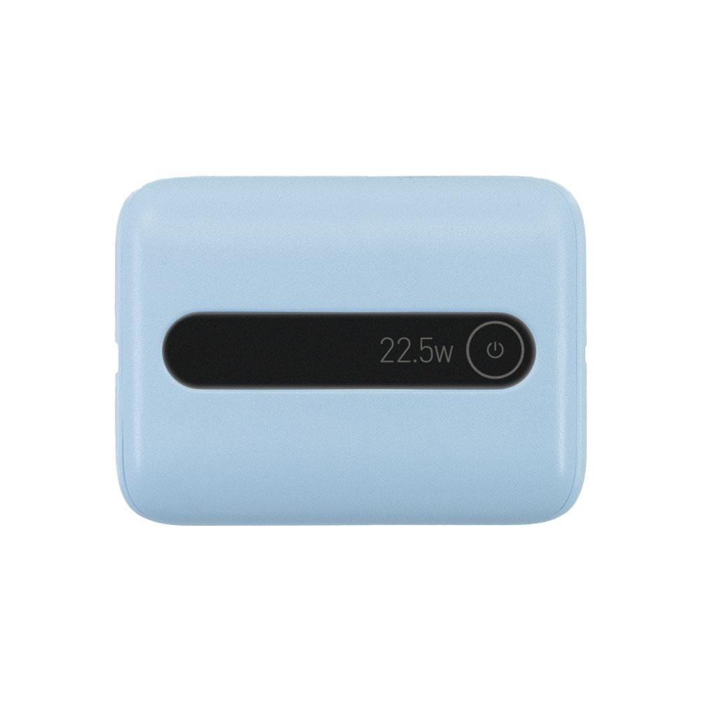 아이노비아 고속충전 PD 22.5W 휴대용 대용량 보조배터리 10000mAh, GF10PB(블루)